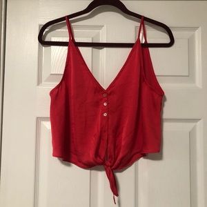Free People Two Tie For You Brami in Ruby size Sm